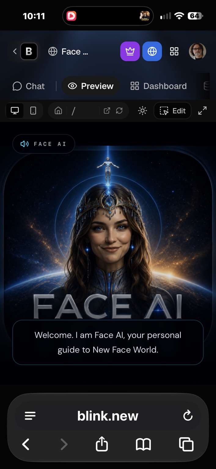 Face AI avatar